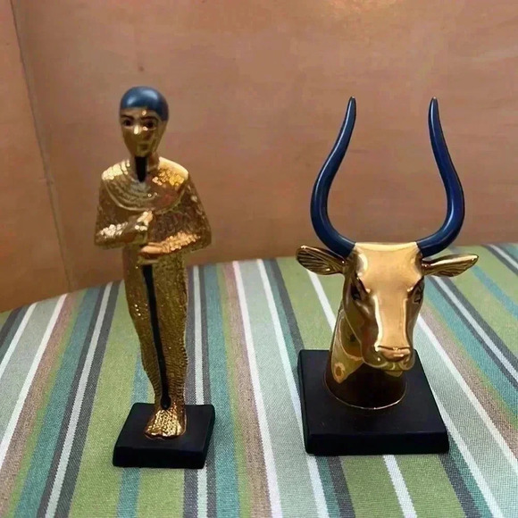 Franklin Mint set Head of Cow and The God Ptah - Picture 2 of 9